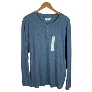 LS293 NWT Magellan Outdoor Moisture Wicking Classic Henley LS Shirt XL